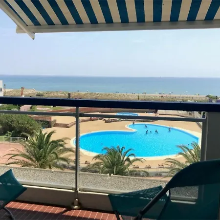 2 Pieces + Avec Piscine Et Parking, 6 Couchages, Proche - - Fr-1-81-473 Le Barcares